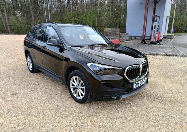 BMW X1 cena 110700 przebieg: 43000, rok produkcji 2020 z Myszków małe 466